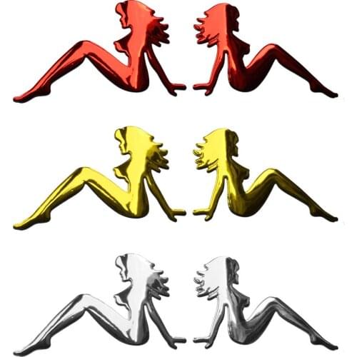 HUANLISUN free shipping Motorcycle Car 3D angel Sexy woman Logo Emblem Badge Sticker 3M glue car styling accessories motorcycle