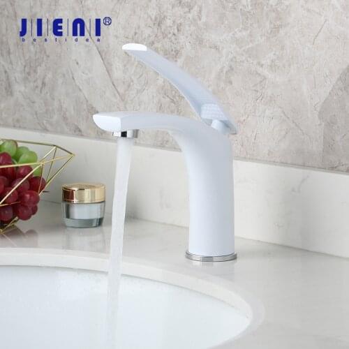 JIENI White Bath Mixers