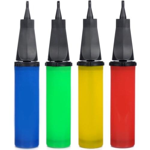 Hot 1 pièces en plastique à main Air ballon pompe mariage fête d'anniversaire gonflable jouet balle gonfleur Portable ballons dé