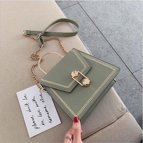 New Fashion Metal Handle Handbags Women Crossbody Bags 2021 High Qualty Clutch Female Purses Ladies Shoulder Messenger Bag