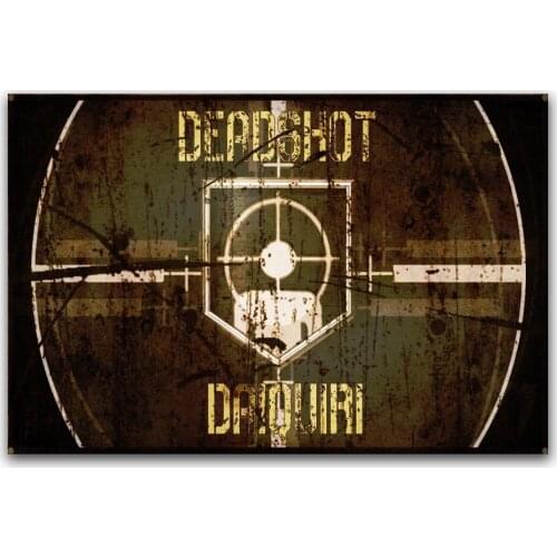 New Zombies Deadshot Perk A Cola Black Ops-Silk Art Poster Wall Sicker Decoration Gift