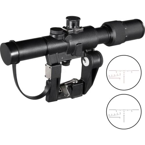 Dragunov Svd 3-9X26 Scope Tactical Rifle Scope Red Illuminated Optical Sight Ak Airsoft Spotting Scope for Rifle Hunting
