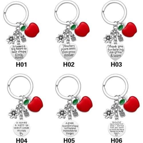 Teacher Day Gifts for Teacher Appreciation Keychain Jewelry Retirement End of Year Gift for Instructor Professor Mentors