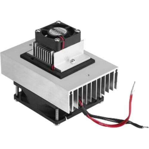 12V Semiconductor Thermoelectric Cooler Cooling System Heatsink Module Kit+Fan 72W Refrigeration Cooling System