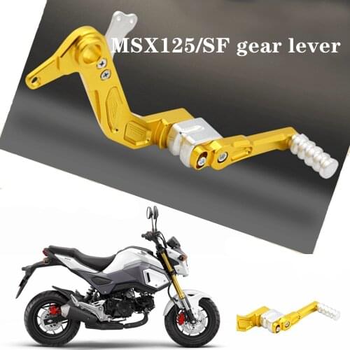 Motorcycle Adjustable CNC Aluminum Gear Shift Lever Shifter For Honda Grom MSX125 MSX125 SF 2013-2019 Modified Accessories