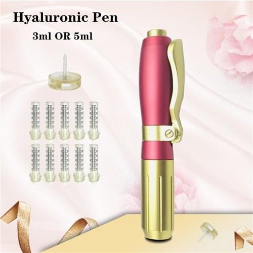 Hyaluronic Acid Pen Anti Wrinkle Lifting Lip High Pressure Atomizer Hyaluronic Pen with Ampoule Head with Needle