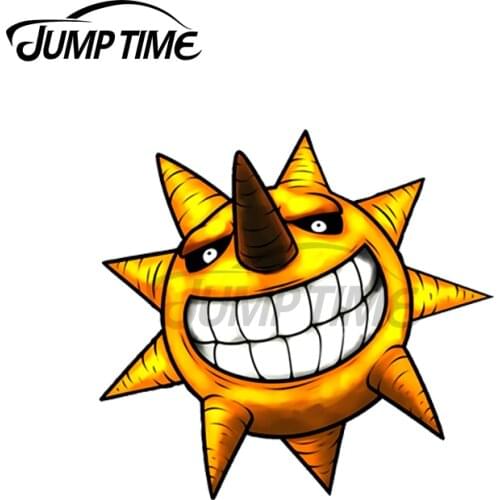 JumpTime 13 x 12cm For Soul Eater Sun Car Stickers Windshield Refrigerator Decal Windows Vinyl Material Creative SUV Graphics