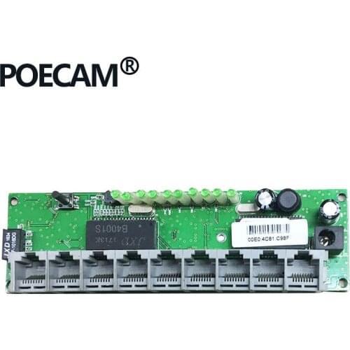 9 ports wired Router 100Mbps 8 ports Lan 1 port Wan RJ45 optional 90 degree or 180 degree Router Boardband samrt module