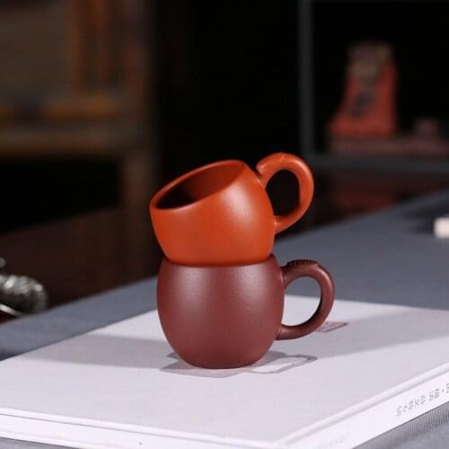Tea cup wholesale all hand undressed ore mud master zhu cup generation of the small sample tea cup kung fu tea cups