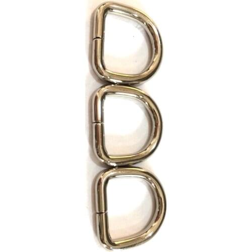 Nickel Lacquer D-rings buckles 3/4"inch(20mm x 20mm) D-ring Findings