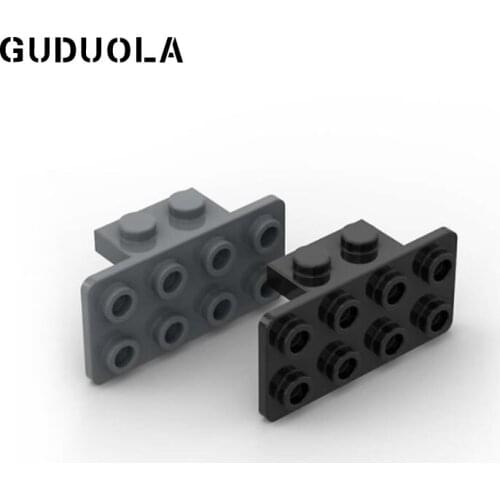 Guduola Building Block 93274 Bracket 1x2-2x4 Angle Plate Small Particle Brick MOC Build Assembly Blocks Toys 30pcs/lot