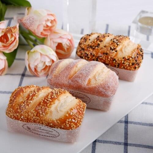 Simulation bread set fake cake fake soft latex bread model simulation food props fake food toys
