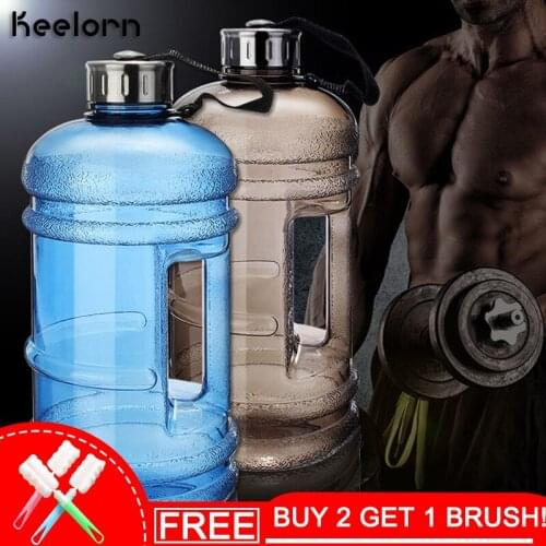 Keelorn 2.2L Sport Water Bottle Sports Large Capacity Kettle Plastic Handle Portable Thermal Insulation Outdoor Water Bottles