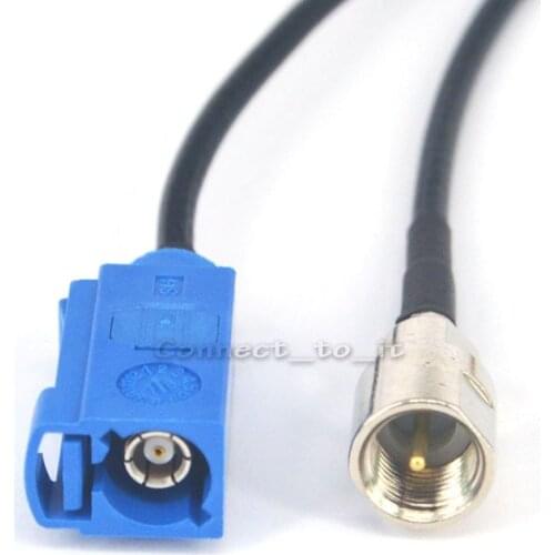 FME Male to Fakra C Female Coaxial Adapter Pigtail Jumper Cable 20CM