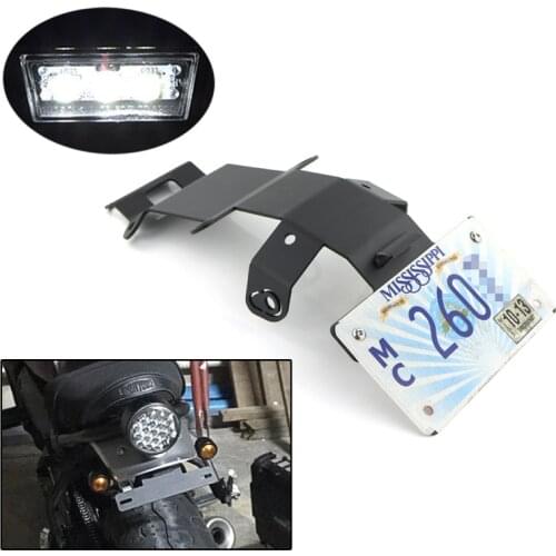 Fender Eliminator kit License Plate Holder Bracket Fit For Yamaha XSR700 XSR 700 2015-2017 2018 2019 2020 Motorcycle Tail Tidy