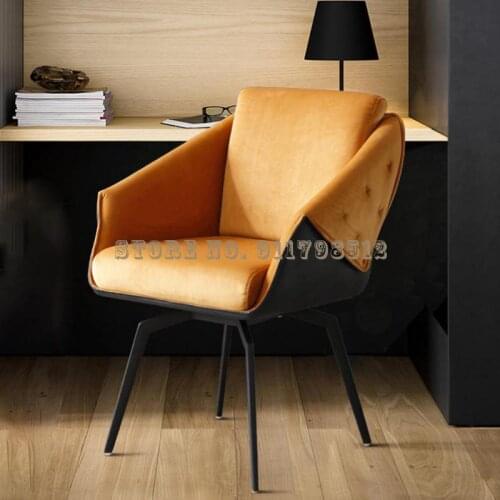 Jiexi light luxury computer chair home comfortable sedentary study bedroom office makeup swivel chair dressing back seat