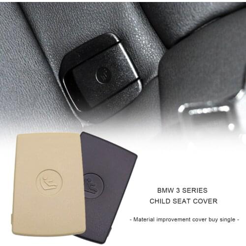 Car Rear Seat Hook ISOFIX Cover Child Restraint For BMW X1 E84 3 Series E90 F30 1 Series E87 Car Rear Seat Hook Bla Beige Buckle
