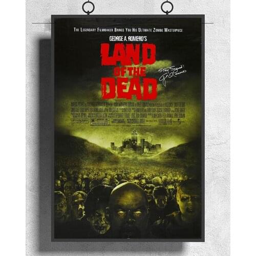 L492 Land of the Dead Movie (2005) Horror Silk Fabric Poster Art Decor Indoor Painting Gift