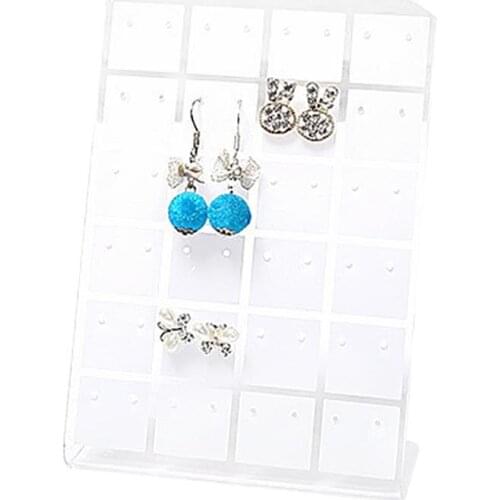 Fashion Earring Rack Multipurpose Acrylic Earring Holder Jewelry Hanger For Shop Display Jewelry Display Storage Supplies