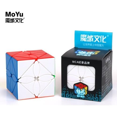 MoYu Maple Leaves Skew Game Magic Cube Meilong Anti-stress Adult Puzzle Toy Speed Cubo Magico Children Mini Educational Gifts