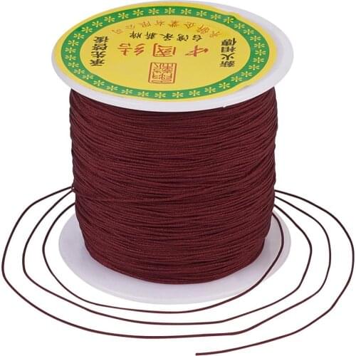 1mm 1.5mm Nylon Cord Thread String Chinese Knot DIY Beading Bracelet Jewelry Making Braided String Accessories