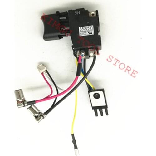 Switch 650653-1 6506531 6505739 for Makita BHP451SFE BHP451RFE BHP441SFE BHP441RFE BDF451Z BDF451SFE BDF451RFE BDF441SFE DF441D