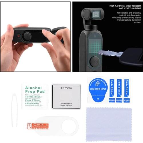 Tempered Glass Film Anti-Scratch Lens Screen Protector Cover Ultra Thin Transparent for Fimi Palm 2 Camera Accessories