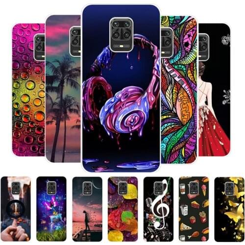 Redmi Note 9S Case Clear Bumper Cool Printed Silicone TPU Soft Cover For Xiaomi Redmi Note 9S 9 Pro Max Phone Case Note9S 9 S