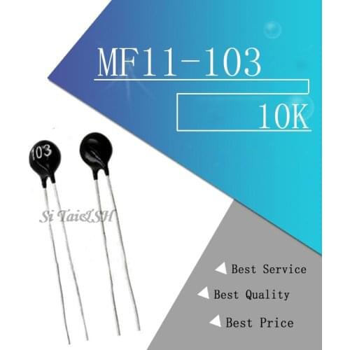 20pcs Thermistor Resistor NTC MF11-103 10K Thermal Resistor