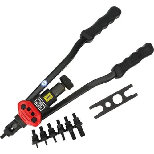 Manual Rivet Gun Double Handle Pull Gun Hand Riveter Pull Nut Pliers Pull Cap Gun Nut Pliers M3M4M5M6M8M10M12