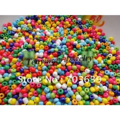 Mixed Color 2mm Mini Ceramic Loose Beads For DIY Free Shipping