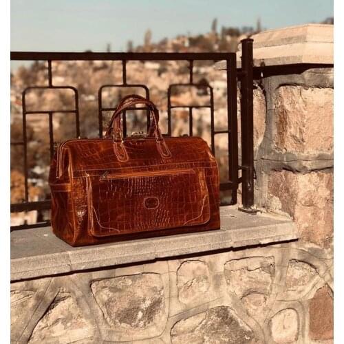 NuriSeçkin DES710 Genuine Leather Travel Bag
