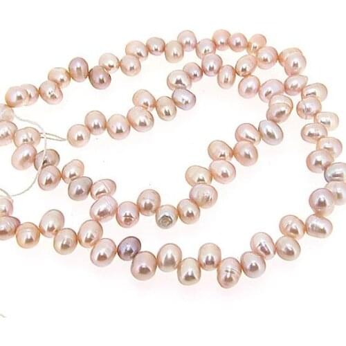 Unique Pearls jewellery Store,Lavender Rice Freshwater Pearl Cultured Pearl 7-8mm Loose Beads LC3-0138