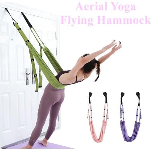 Yoga Rope Stretch Strap For Ballet Cheer Dance Home Belt Yoga Trainer Door Gymnastics Pulls Women Workout Exercise Rope XA166A