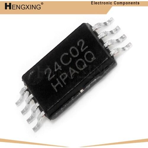 10piece AT24C02-10TU-2.7 AT24C02 24C02 TSSOP-8 In Stock