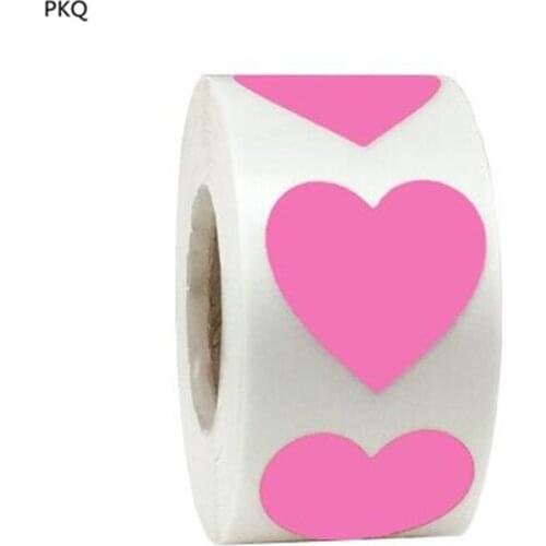 2.5cm red heart stickers pink heart labels yellow heart stickers gold sticker heart shape green label heart