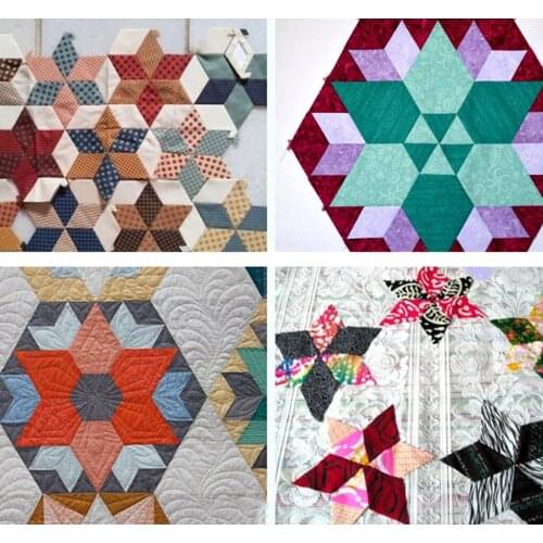 300x 26/42/79mm Hexagon Shape Paper Quilting Templates English Paper Piecing