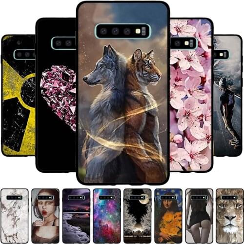 B Case For Samsung Galaxy S10 S10+ Case Printed Phone Shell For Samsung S10 Plus S10e Cases Back Cover Bumper Fundas Coque