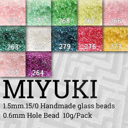BLUESTAR Charm Miyuki beads Glass Seed Beads Round Loose Bead For DIY Jewelry Making Bracelet Handmade accessories 10g/pack