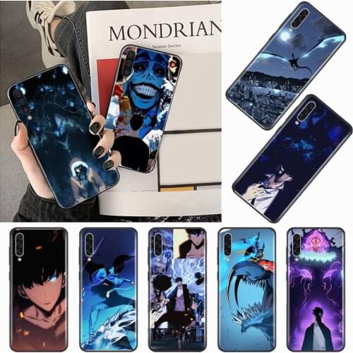 Solo leveling Fiction Comics Phone Case For Samsung galaxy S 7 8 9 10 20 edge A 6 10 20 30 50 51 70 note 10 plus