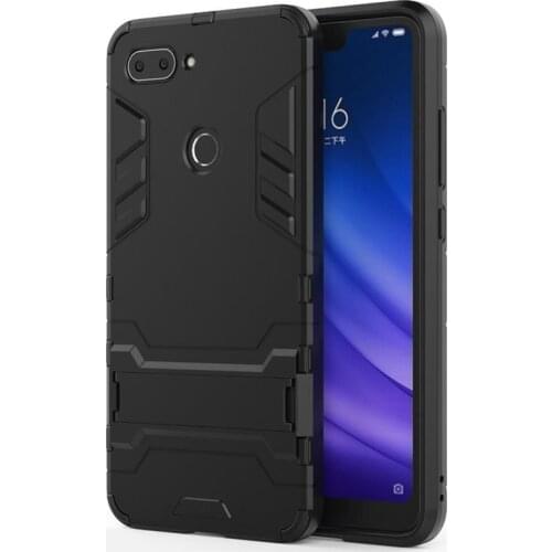 Phone Case For Xiaomi 8 lite 2 In 1 Bracket Iron Man Mobile Phone Case For Xiaomi 8 Lite Armor Anti-fall Shell Xiomi Mobil