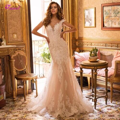 Свадебные платья со шлейфом Fsuzwel China At AliExpress