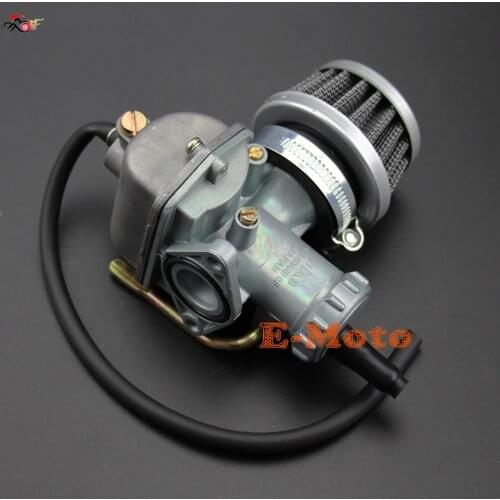 PZ16 Carburetor w/ Hand Choke 35mm Air Filter For 50cc 70cc 90cc 110cc 125cc ATV Quad Dirt Pit Bike 16MM Carb