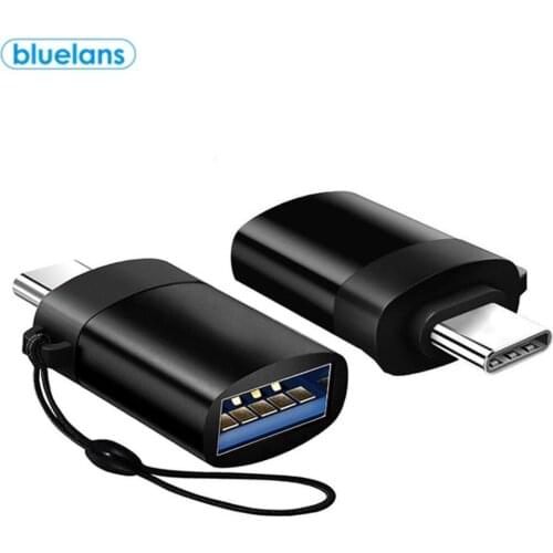 Mini Type-C Male to USB 3.0 female OTG Adapter Data Transmission Mobile Phone Tablet External Keyboard Tool Multiple Colour