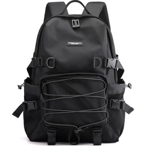 Men Backpack 2021 computer bag laptop nylon casual Male Backpack large-capacity student school bag Simple multifunctional