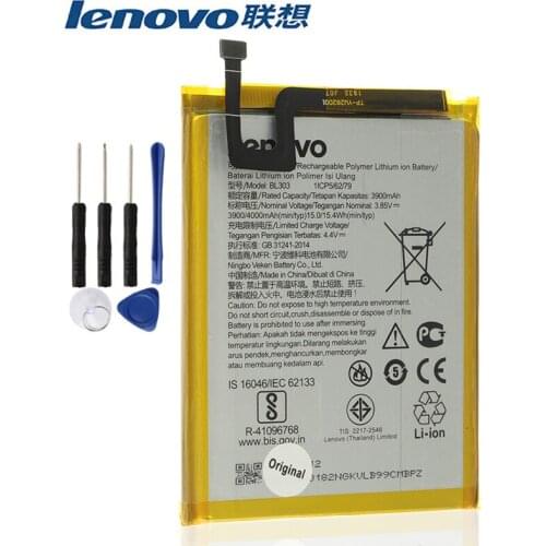 New Original BL303 3900/4000mAh Battery For Lenovo BL303 Batterie Batterij Bateria + Tools