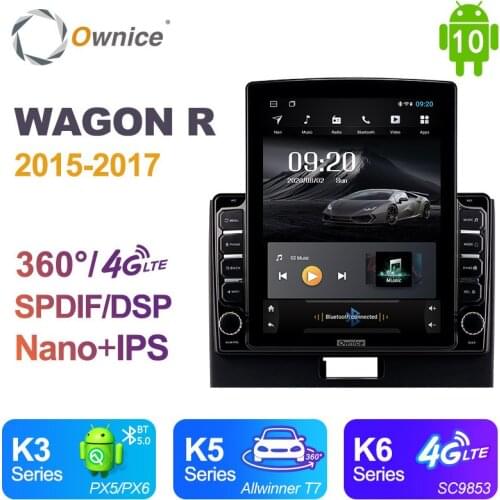 Ownice Android 10.0 Car Radio for Suzuki WAGON R 2015 - 2017 GPS 2 Din Auto Audio System Stereo Player 4G LTE Tesla Style