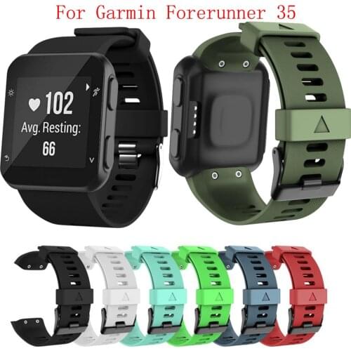 Sport Silicone Watch Band Strap for Garmin Forerunner 35 30 Smart Watch Bracelet Colorful Replacement Wristband Watchband