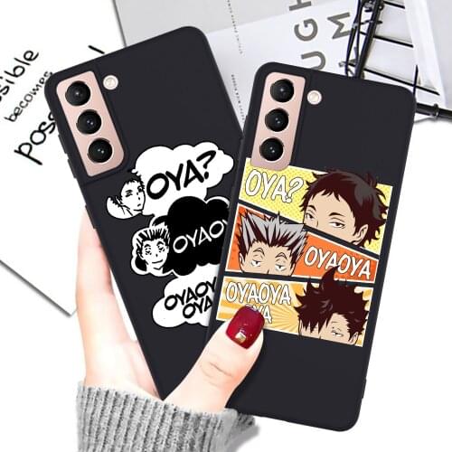 Anime Oya Haikyuu Case For Samsung Galaxy A50 A51 A70 A71 A21S A22 A31 A32 A40 A52 A72 A82 S20 FE S21 Plus Ultra Silicone Cover