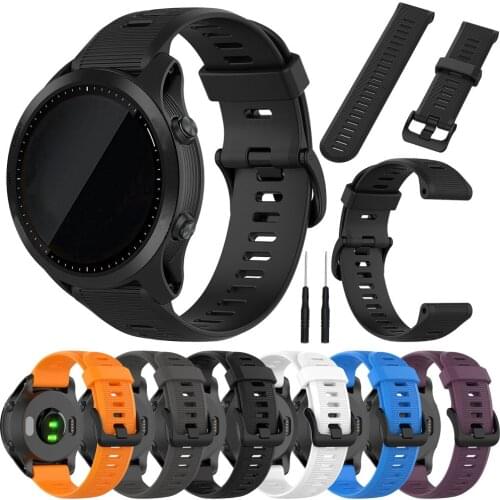 Silicon Replacement Watchband For Garmin fenix6 fenix5 Instinct Wriststrap Breathable Sport Watch Band For Garmin Forerunner945